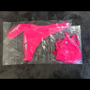 Brand New Koana Swim Hot Pink High Waist Bikini